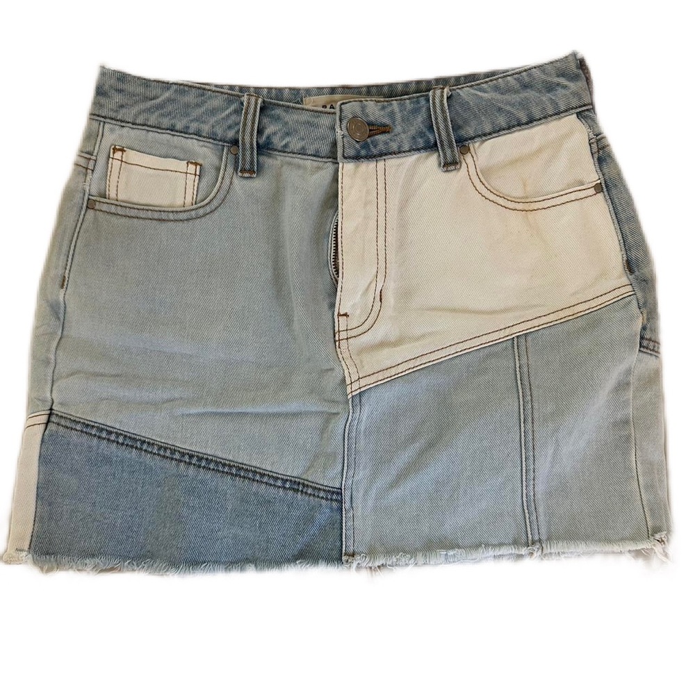 Pacsun Patchwork Denim Skirt